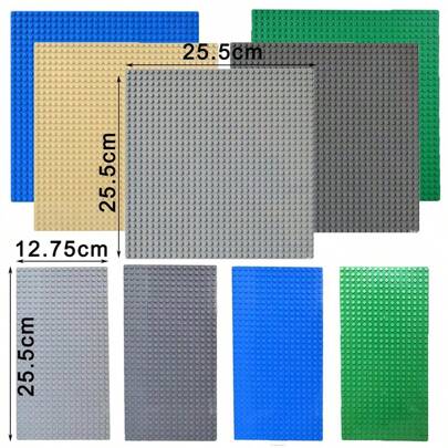 32x32 32x16 Dots Classic Building Blocks Base Plate DIY Small Size Bricks Base Plate Parts For City Figures Children Toys Room Decoration ,Dark Green Plate ,Plates For Children ,Prince Toys
