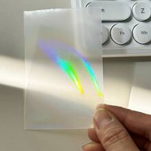 61x91mm 50pcs/Pack Matte Card Sleeves,CPP Laser Heart Holo Postcards 3 Inch Top Load Bags Back To School - Multicolor - View 8