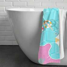 1條大型沙灘巾，吸水速乾沙灘巾，沙灘墊，適用於戶外旅行露營游泳度假 - 彩色 - 查看 6