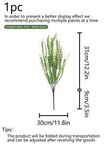 1入組春季人工鳳凰樹-適用於室內外家庭花園植物裝飾，酒店餐廳桌子窗戶浴室花瓶插花植物裝飾(不包括花瓶)