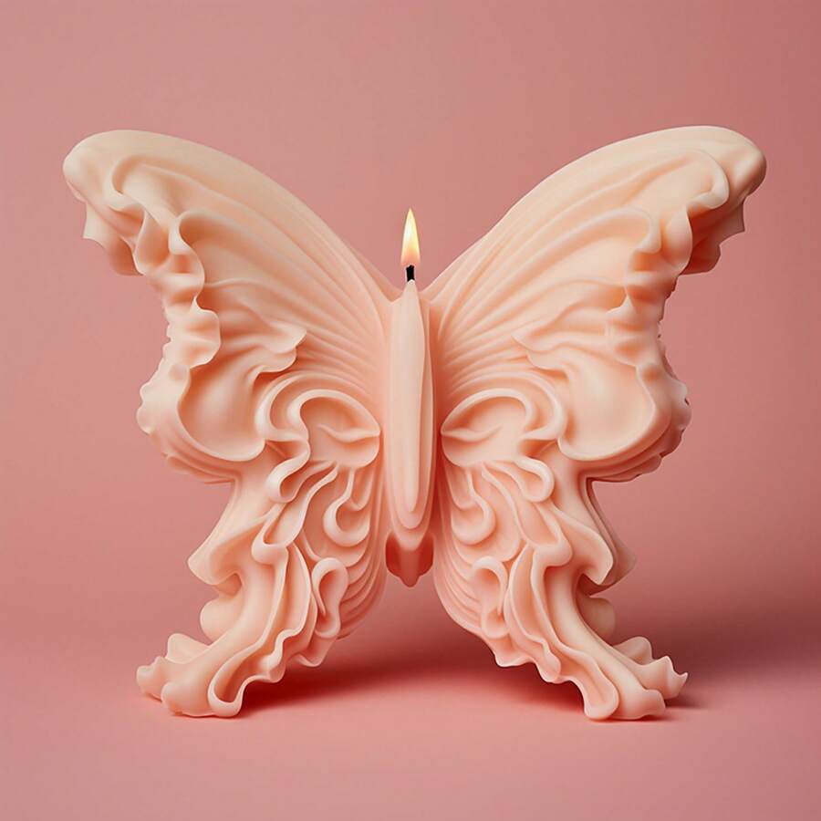 Butterfly Candle Silicone Mold For DIY Paper Butterfly Aromatherapy Stone Decoration