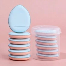 6pcs/10pcs Finger Puff Mini Cushion Powder Puff Makeup Sponge, Dry & Wet Dual-Use Foundation, Non-Absorbent,Cheap,Stocking Stuffers,Makeup,Makeup Tools,Cheap Stuff,Gifts,Gifts For Women,Christmas Gifts - Multicolor - View 16