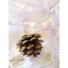 Kit 12 Christmas Pine Cones Decorative Pendants For Christmas Tree End Of Year Parties - Rỉ Nâu - Xem 4