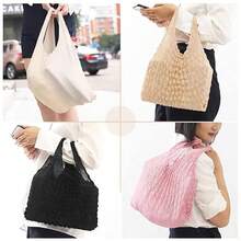 1入可重複使用多功能儲物袋-可摺疊彈性袋/摺褶袋-大容量儲物袋（可容納10-20公斤）-適用於日常購物，例如蔬菜、水果、小吃、手機、鑰匙、錢包、衣服等-送給母親或妻子的不錯禮物 - 彩色 - 查看 7