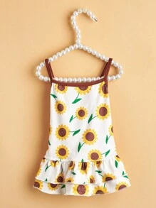 1 pieza Vestido fino y fresco para mascotas adecuado para gatos y perros en clima cálido - Marrón - Ver 3