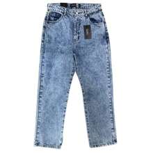 Over12 Baggy jeans de mezclilla basico lavado azul claro - Lavado ligero - Ver 1