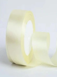 1 Rollo de cinta de raso de colores de 25 yardas para hacer lazos con rosas y moños, cinta para la decoración de pasteles de Navidad y vacaciones de 4cm de ancho - Multicolor - Ver 18