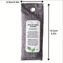 Eliminate Odors Instantly With Natural Bamboo Charcoal Air Purification Bag!
