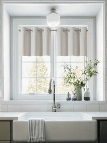 Estelar Textiler 1 tấm rèm cản sáng màu xanh lục lam, dài 63-84 inch, rèm cách nhiệt cản sáng, thích hợp cho phòng ngủ. - Light Beige - Xem 17