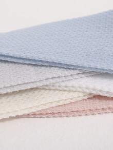 5pairs Summer Breathable Mesh Cute Solid Color High Socks, Anti-Mosquito For Baby - Multicolor - View 4