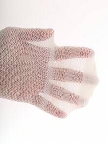 5pairs Summer Breathable Mesh Cute Solid Color High Socks, Anti-Mosquito For Baby - Multicolor - View 3