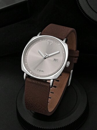 TOMI Montre à quartz vintage à piles sèches TOMI pour jeunes, étudiants et adultes - Style d'affaires minimaliste et rétro, convient à la vie quotidienne et aux cadeaux