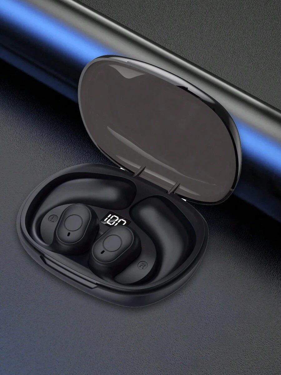 Pancoat TWS無線耳機，遊戲耳機，低延遲降噪入耳式耳塞，運動耳機 - 黑色 - 查看 1