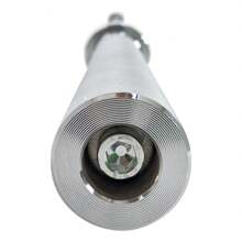 Barra Semi Olimpica Profesional Crossfit 700 Lbs 15 Kg Gym Pesas 2.2 M Gimnasio - Plateado - Ver 8