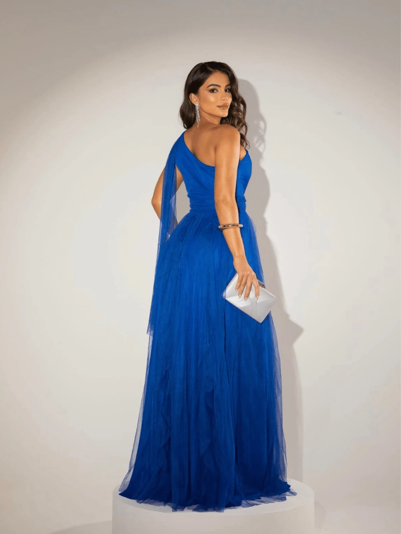 Women Dresses - 寶藍色 - 查看 1