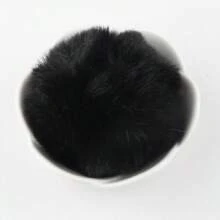 8cm Fluffy Pompon Ball Fluffy Pompom Large Multicolor Plush Pom Pom DIY For Crafts Garland Decorative Keyrings Garments Decor 4pcs/Bag