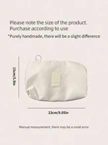 旅行和商务多功能数码收纳包，用于电源、数据线、充电器、化妆品、便携式收纳包，适用于商务、旅行、学校、学院、办公室、学校用品、学校配件、返校大学生收纳包 - 米色 - 查看 2