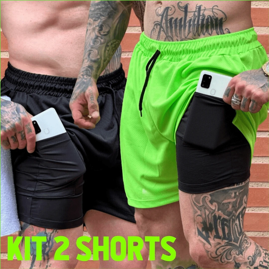 Men Shorts - 藍色 - 查看 1