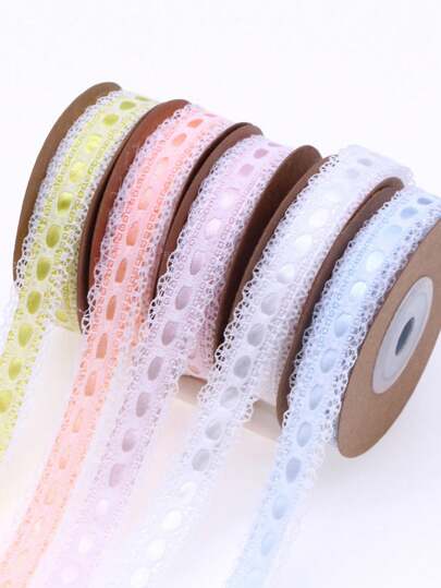 1pc 15mm Wide X 5m Long Colorful Polyester Ribbon For Gift Wrapping