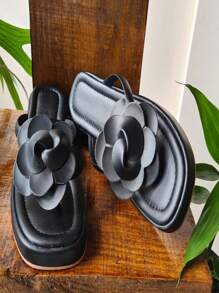 Women Platforms & Wedge Sandals - Black - View 2