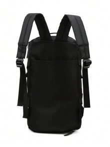 1入戶外運動背包，大容量登山旅行袋，防水健身健身房袋，可攜式多功能背包，帶濕/干分隔和鞋履收納袋的瑜伽袋 - 黑色 - 查看 7