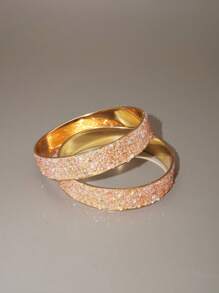Hot Selling New Style Shiny & Sparkling Rhinestone Fashion Bracelet Set, 2pcs Each Set, Suitable For Parties, Gifts, And Daily Wear For Women - Diamond Bracelet - View 7
