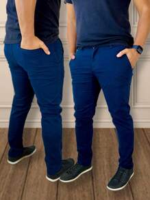 Men Pants - Azul Marino - Ver 1