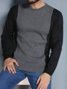 Men Sweaters - Gris Oscuro - Ver 1