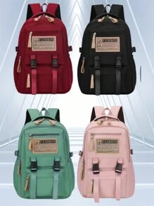 Women Fashion Backpacks - 黑色 - 查看 4