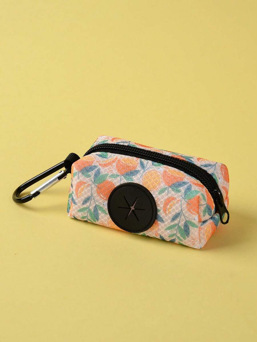 1pc New Pet Waste Dispenser, Cute Printed In Multiple Colors, Dog Poop