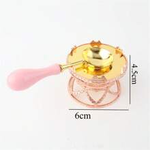 1個爐子+1個封蠟匙，歐式洛麗塔空心爐子，金屬燭台，復古爐架，適用於聖誕節/信封封蠟/藝術DIY熔化封蠟工具 - 混合色 - 查看 14