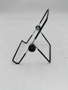 1 件折叠式桌面冷却支架，适用于 iPad/平板电脑/手机，360° 可旋转懒散支架，带铁丝 - 黑色 - 查看 6