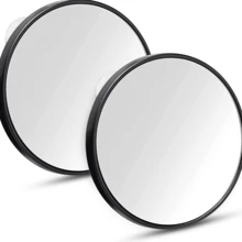 5/10/15入組雙吸盤放大化妝鏡，可吸附女孩的毛孔、黑頭、痘痘、念珠菌工具，放大面部細節，清晰高清化妝鏡，配有吸盤壁鏡 - 圓形放大鏡15倍白色 - 查看 11