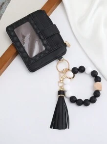 Acest portofel din piele PU are multiple funcții practice: un slot pentru carduri facilitează depozitarea cardurilor importante, decorațiunea detașabilă cu ciucure adaugă o notă de modă și personalizată, îndeplinind în același timp nevoile zilnice de depozitare. Portofel pentru carduri, portofel pentru carduri de vizită, portofel pentru carduri de credit, portofel pentru carduri de identitate, portofel pentru femei, portofel mini, poșetă, portofel pentru carduri.