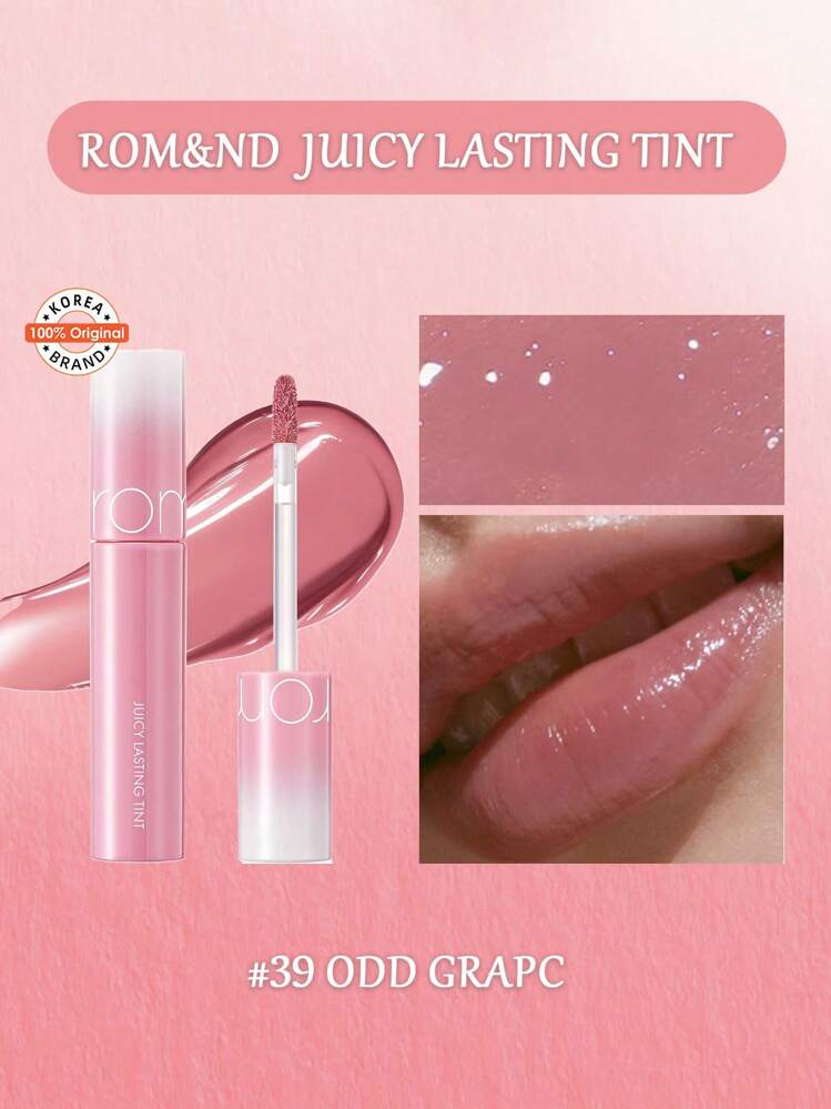 リップティント＆グロス セット Rom&nd Juicy Lasting Tint 39 ODD GRAPE 5.5g / 0.2 オンス
