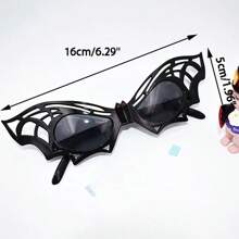 Kính dơi vui nhộn Kính trẻ em Kính cosplay dơi Kính cosplay đêm Kính dơi phóng đại Kính dự tiệc lễ hội Kính đạo cụ lễ hội - màu đen - Xem 3