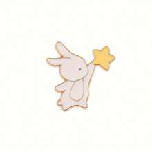 Broche de conejo blanco lindo, accesorio de hebilla con gota de aceite de estilo japonés, insignia de metal, alfiler de solapa mini, broche de aleación de dibujos animados versátil para ropa, bolso, mochila, camisas, chaquetas, joyería, accesorios de otoño-invierno, adecuado para adolescentes, jóvenes, hombres, casual, al aire libre, atlético, vacaciones, regalos de graduación, cumpleaños, uso diario, regalos divertidos para maestros