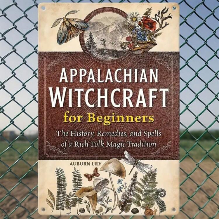 1入組阿巴拉契亞巫術初學者錫牌印刷——室內裝飾（8''x12''） - 混色 - 查看 1