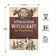 1入組阿巴拉契亞巫術初學者錫牌印刷——室內裝飾（8''x12''） - 混色 - 查看 6