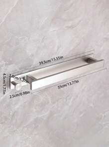 1入不銹鋼毛巾架，浴室毛巾架，壁掛式毛巾架，毛巾收納架，浴室配件，浴室收納整理 - 彩色 - 查看 10