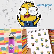 Universal 50 Stück Despicable Vinyl Aufkleber, hochwertige Fans, süße Cartoon-Aufkleber für Wasserflasche, wasserfest, DIY-Aufkleber für Laptop, Handy, Schutzhelm, Skateboard, Scrapbooking, Stoßstange, Geschenke für Mutter, Vater, Großmutter, Großvater, Lehrer, Schwester, Bruder, Freund, lustige Valentinstag-Geschenke, Minions, Aufkleber, Minions, Aufkleber, Minions, Aufkleber, Vatertags-Aufkleber, Sammelalbum-Aufkleber