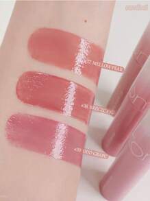 Rom&nd Romand JUICY LASTING TINT 37 MELLOW PEAR 5.5g/0.2oz，輕盈透氣果凍質地，亮澤光澤色調，持久易上妝，舒適日常唇妝，適合初學者，韓系美妝，Olive Young，禮物 - 37 MELLOW PEAR - 查看 4