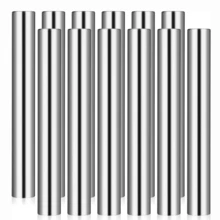 12入組運動鋁質接力棒，具抗腐蝕性，適用於學生校內短跑、戶外長跑比賽及賽車工具使用 - 銀色 - 查看 7