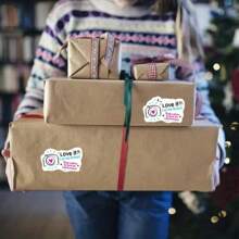 100PCS Love It Let Me Know With Cute Camera Design Stickers 1.6 Inch Thank You Stickers,Bakeries Stickers,Handmade Stickers,Small Business Stickers, Envelopes Stickers, Gift Bags Packaging Back To School - White - View 8