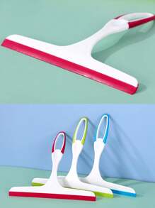 1pc Bathroom Soft Rubber Glass Squeegee, For Floor, Sink, Table, Etc.,Kitchen,Bathroom,Home,Household Suppliers - Blue - View 8