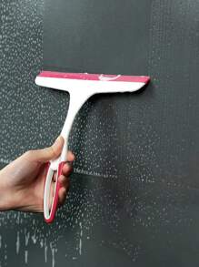 1pc Bathroom Soft Rubber Glass Squeegee, For Floor, Sink, Table, Etc.,Kitchen,Bathroom,Home,Household Suppliers - Blue - View 4