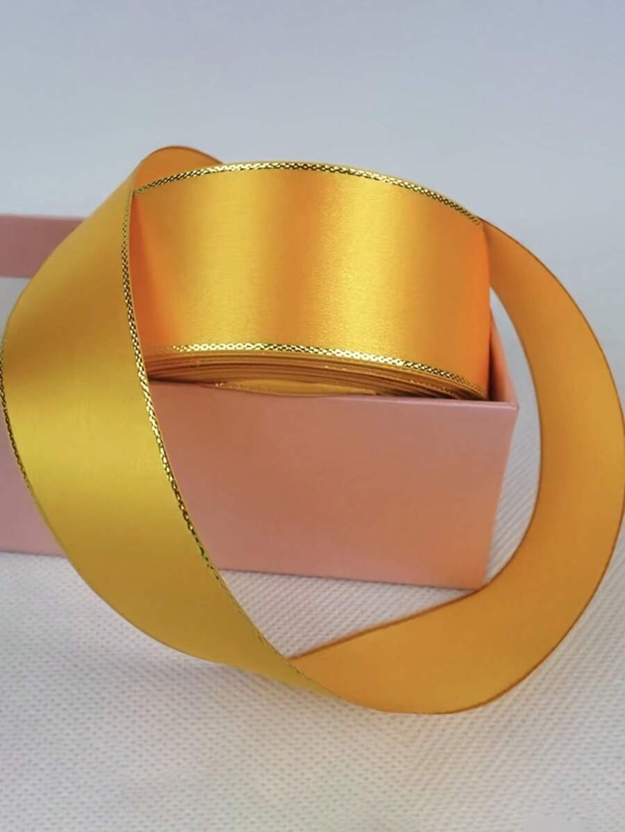 25 Yards Satin Ribbon Roll - Vibrant Single-Sided Satin Ribbon, Suitable For Gift Wrapping, Holiday Decorations, And Hair Accessory Making - Multicolor - View 1