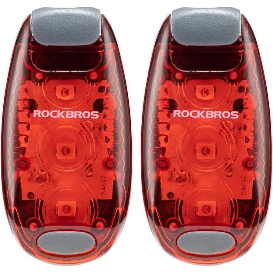 ROCKBROS Bicycle Tail Light 3 Modes Portable Cycling Helmet Rear Light Multifunctional MTB Road Bike Mini Taillight For Safty Night Riding - Black - View 1