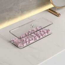 12 件透明塑料收纳盒，发夹、美甲首饰收纳盒，家用收纳整理器，适用于工艺品、珠宝和五金件，带透明铰链盖，适用于卧室、浴室、家居、书桌、办公室，可作为返校礼物 - 無色 - 查看 19