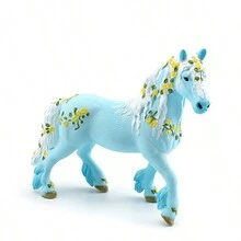 固體模擬卡通有趣神話動物與花仙子和馬幻想模型桌面靜態兒童玩具 - 彩色 - 查看 6